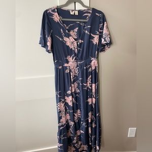Roxy Pink and blue dress - like new